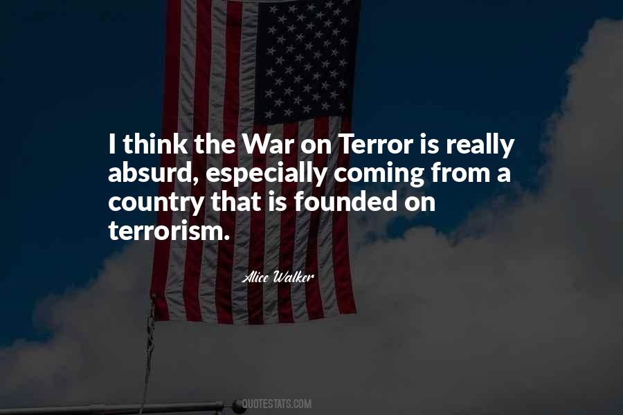 Quotes On War On Terror #217233