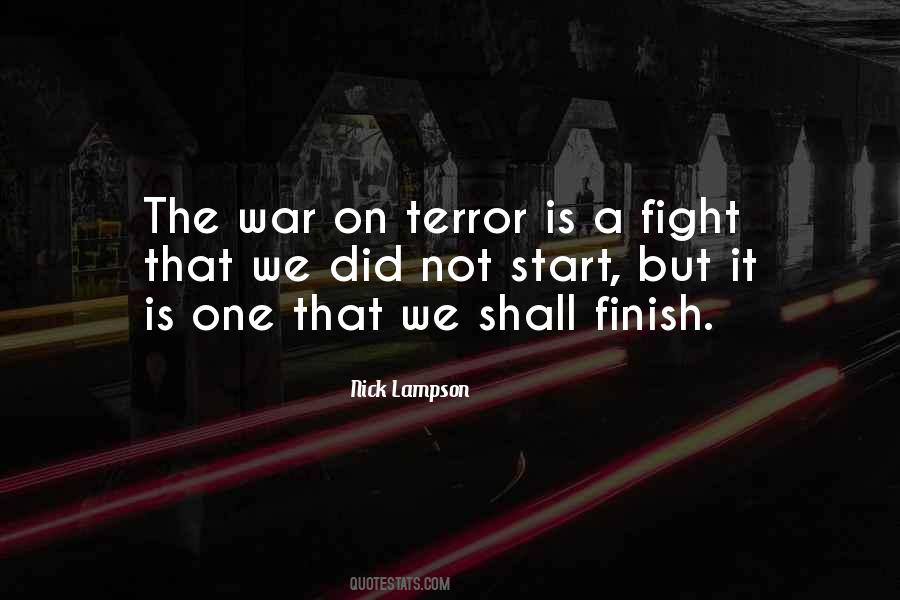 Quotes On War On Terror #295289