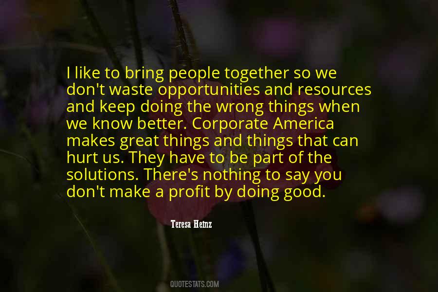 Quotes On Waste To Profit #1380504