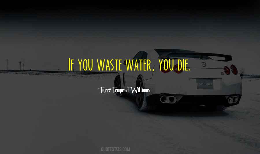 Quotes On Waste Water #264291