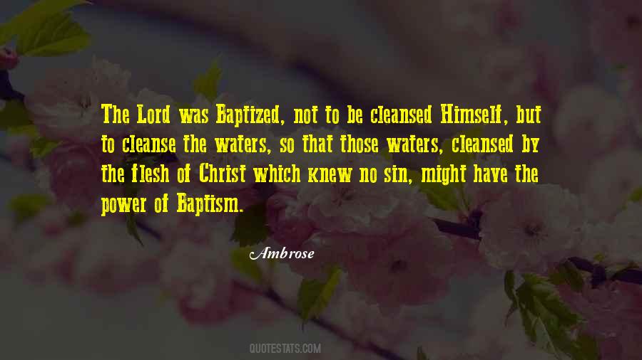 Quotes On Water Baptism #587635
