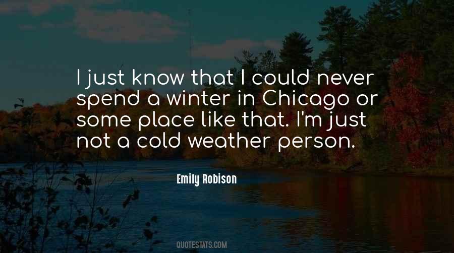 Quotes On Weather Cold #92750