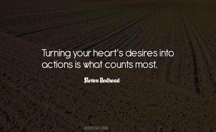 Quotes On What Your Heart Desires #11177