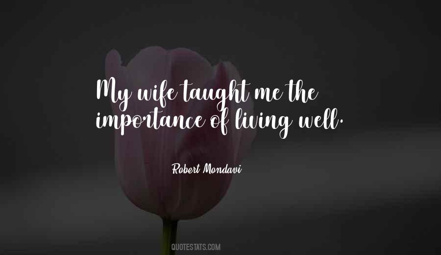 Quotes On Wife Importance #899419