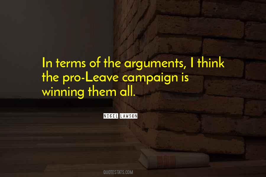 Quotes On Winning Arguments #559544