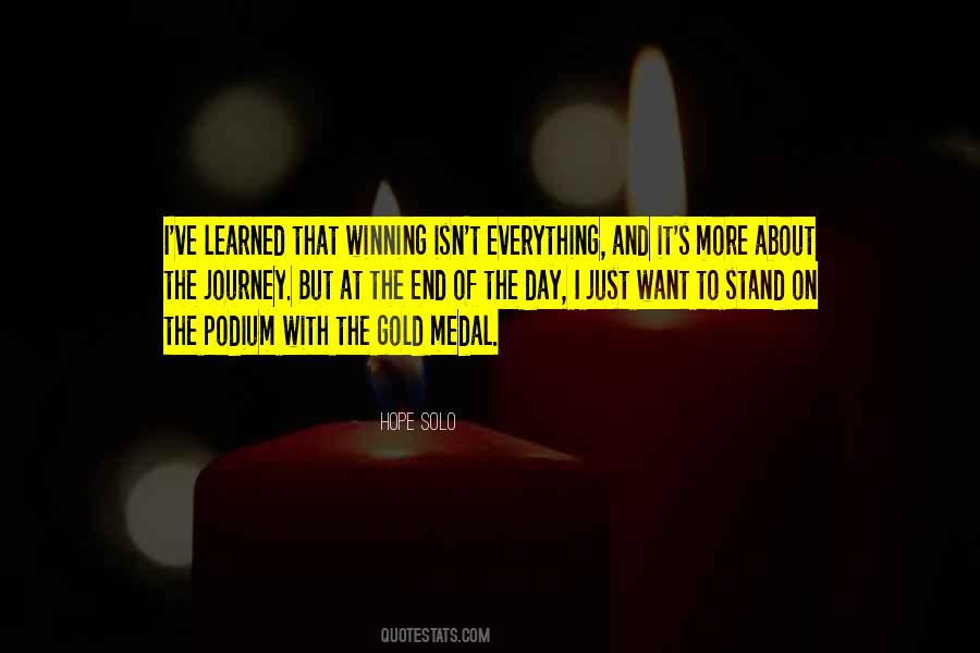 Quotes On Winning Gold Medal #1675021