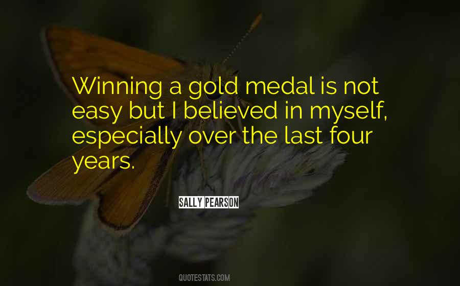 Quotes On Winning Gold Medal #1869385