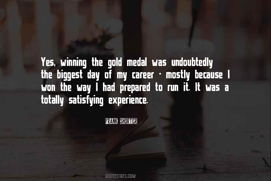 Quotes On Winning Gold Medal #891592