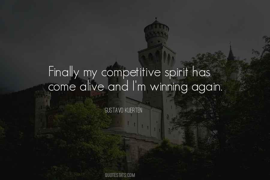 Quotes On Winning Spirit #1503008
