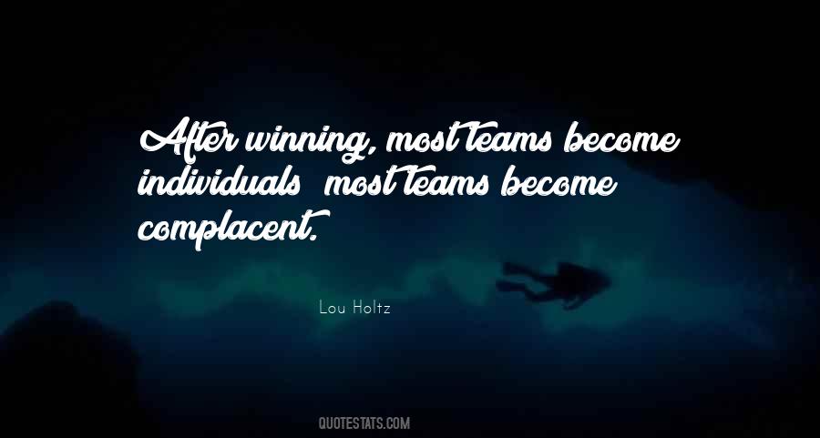 Quotes On Winning Teams #1181977