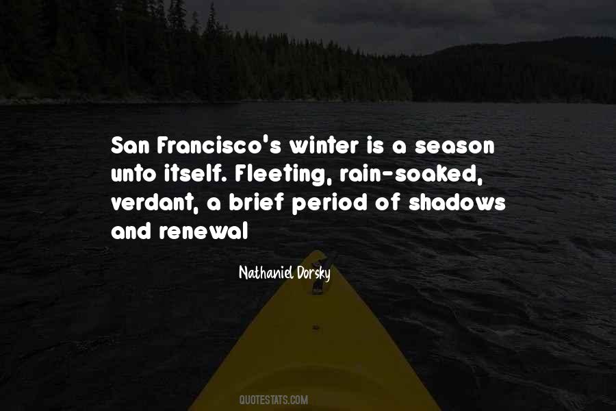 Quotes On Winter Rain #1083356