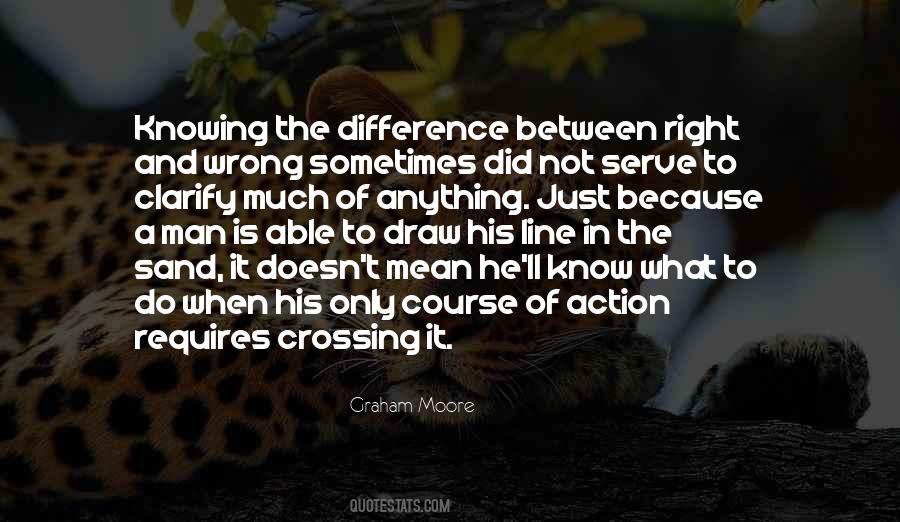 Quotes About Not Knowing Right From Wrong #466076
