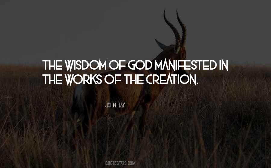 Quotes On Wisdom Of God #1034481