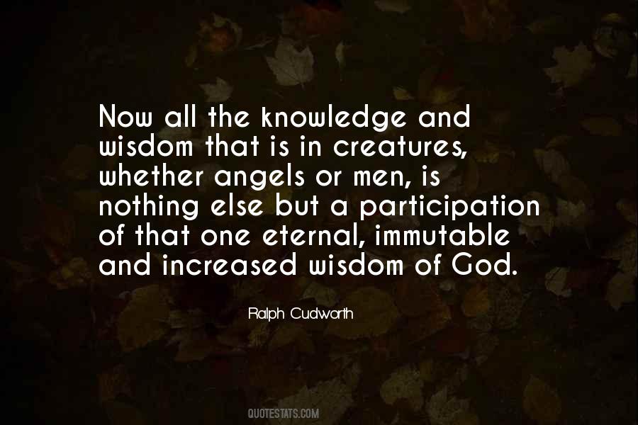 Quotes On Wisdom Of God #1128425