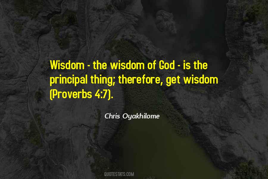 Quotes On Wisdom Of God #1285496