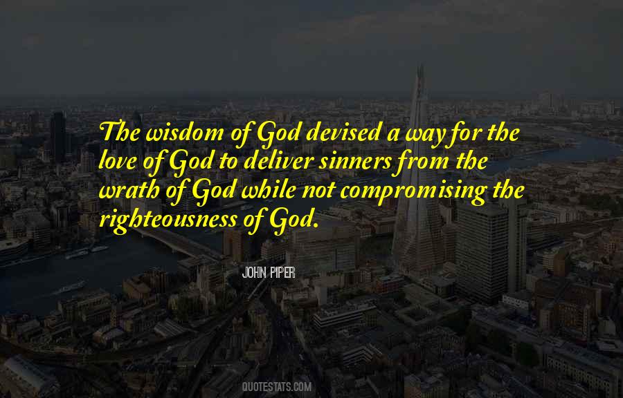 Quotes On Wisdom Of God #1340518