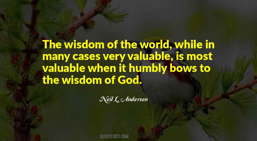 Quotes On Wisdom Of God #413404