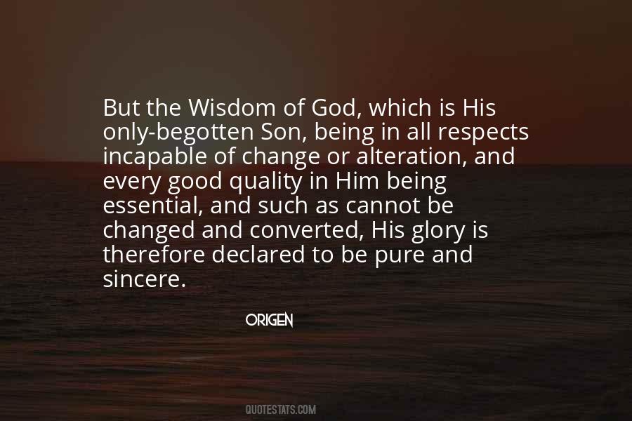 Quotes On Wisdom Of God #813993