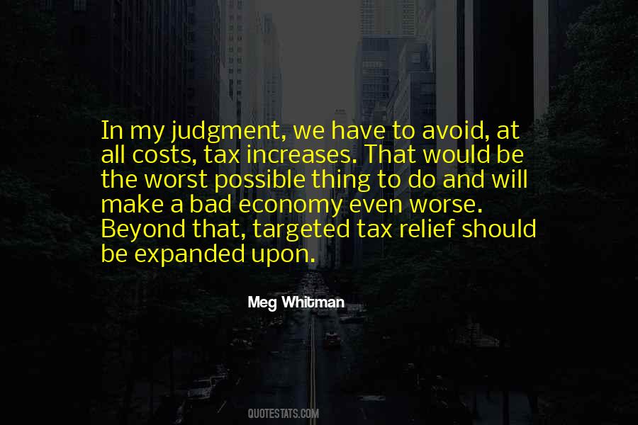 Bad Economy Quotes #422004