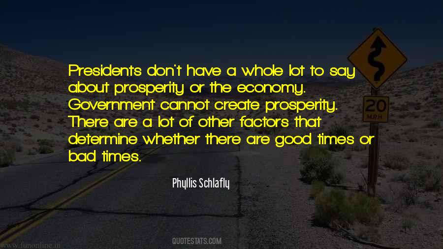 Bad Economy Quotes #891120