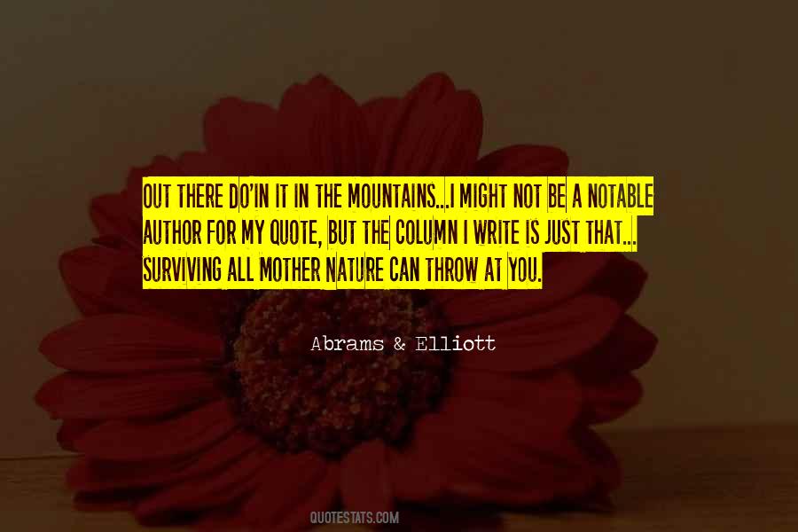 In The Mountains Quotes #1834997