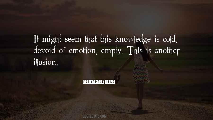 Devoid Of Emotion Quotes #1119588