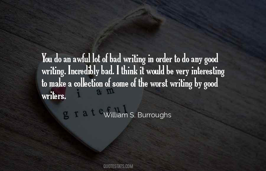 Quotes On Writing By Writers #152858