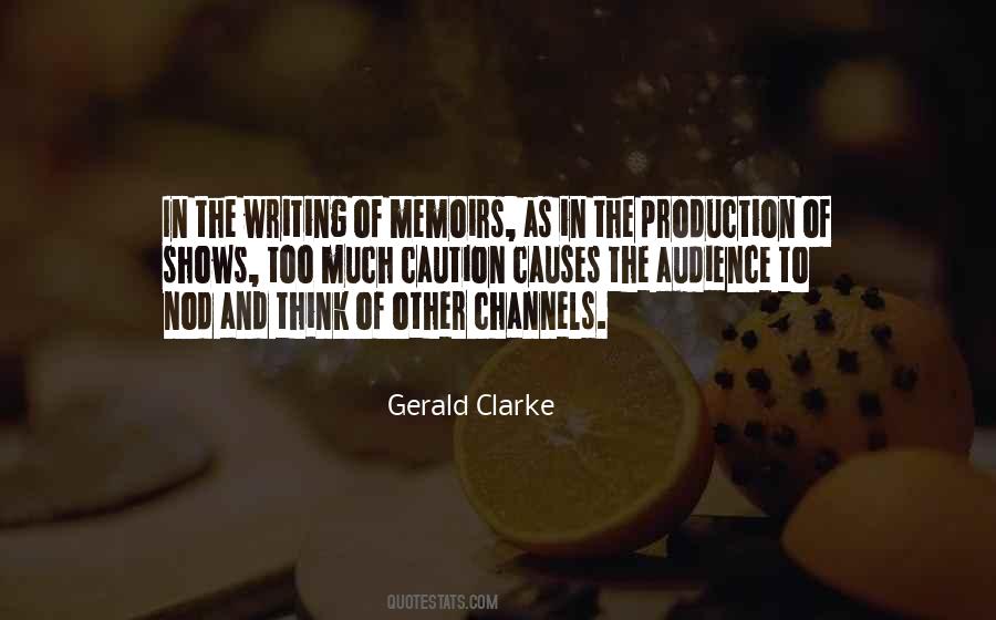 Quotes On Writing Memoirs #1326712