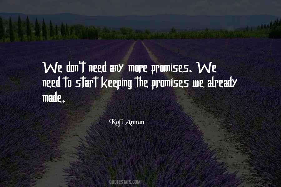 Quotes About Not Keeping A Promise #889680