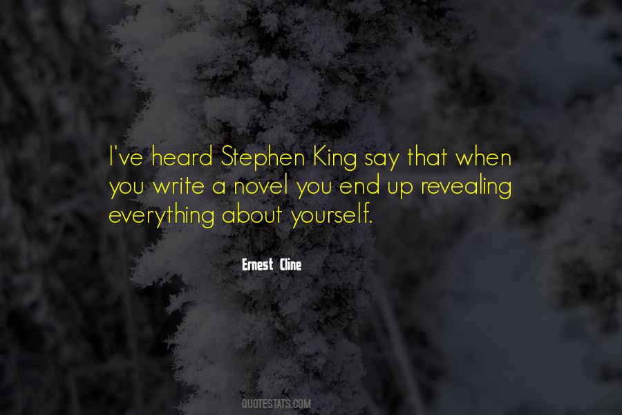 Quotes On Writing Stephen King #10384