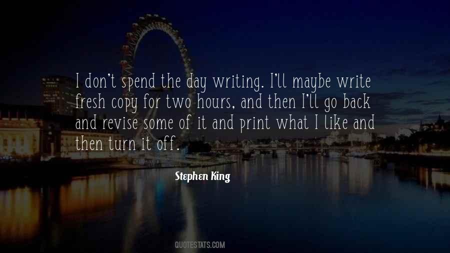 Quotes On Writing Stephen King #20731