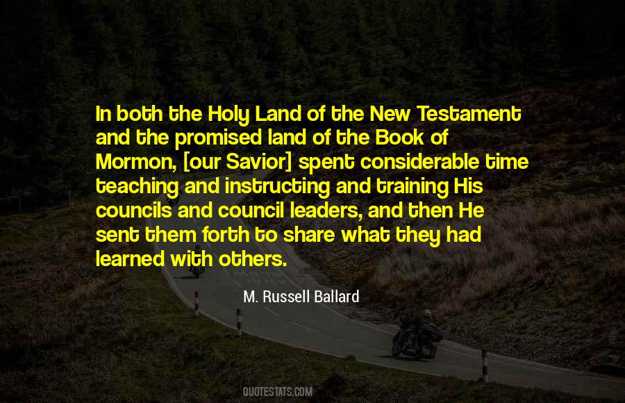 The New Land Quotes #410322