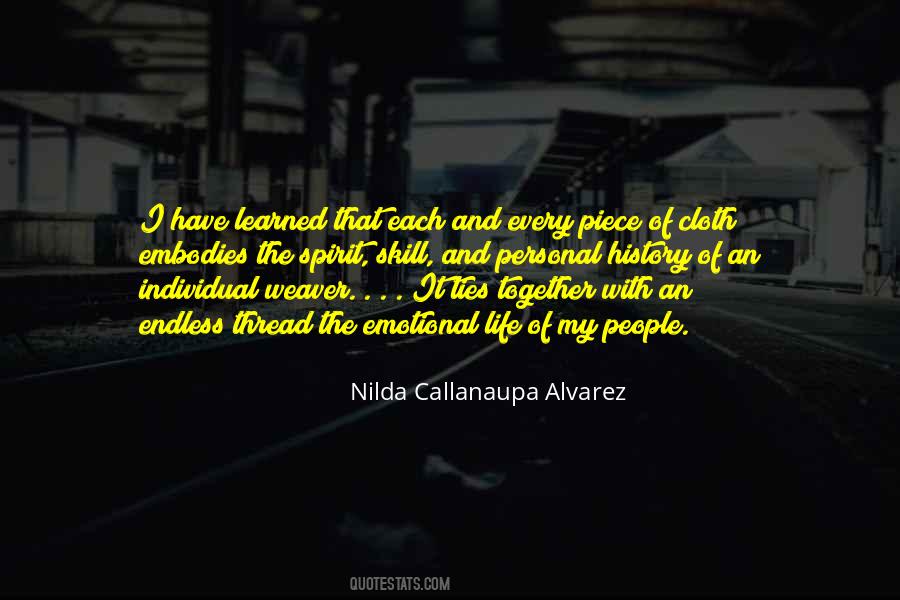 Emotional History Quotes #1501904