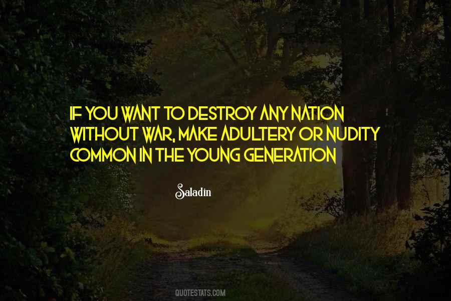 Quotes On Young Generation #1245828