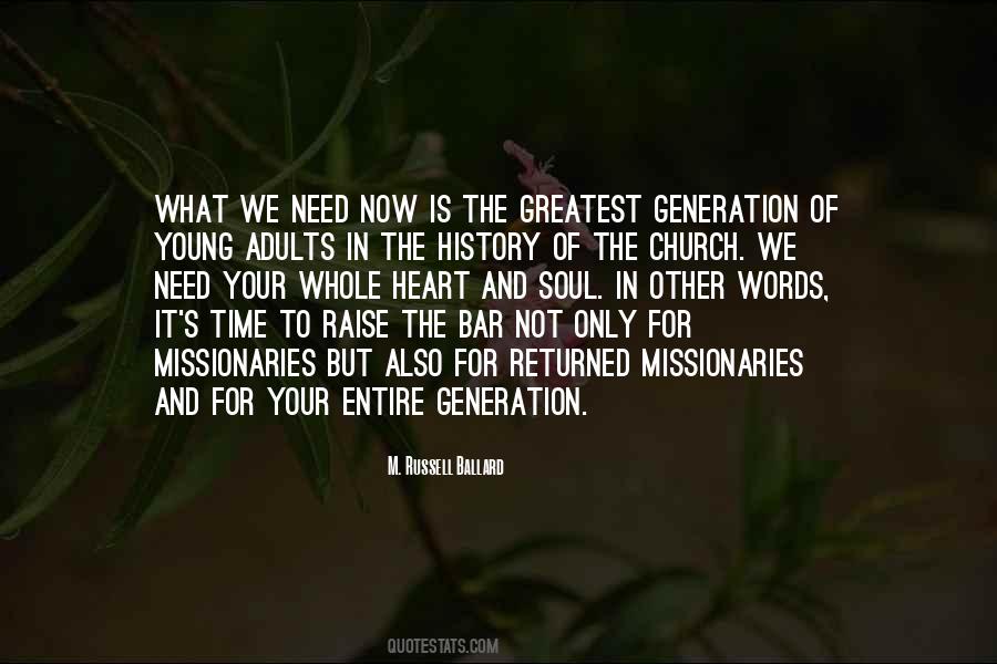 Quotes On Young Generation #236305