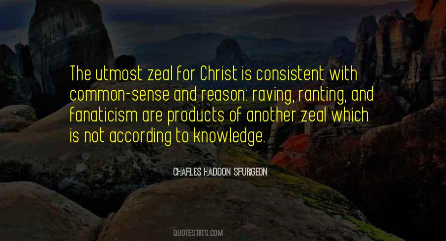 Quotes On Zeal Without Knowledge #1300168