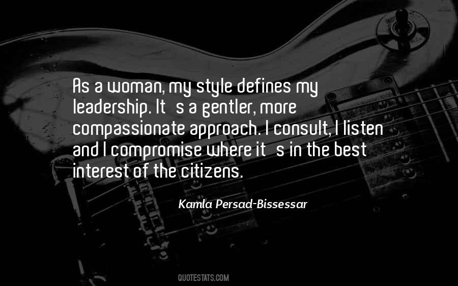 Leadership Style Quotes #30772
