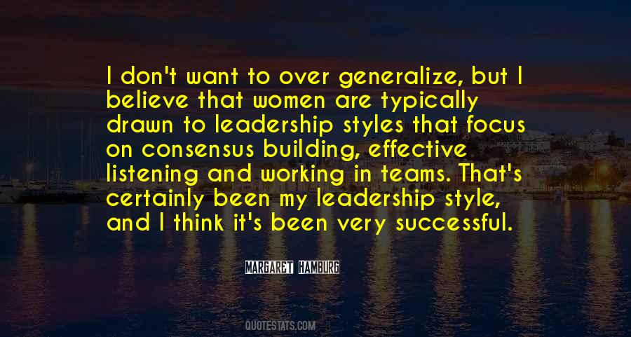 Leadership Style Quotes #698433