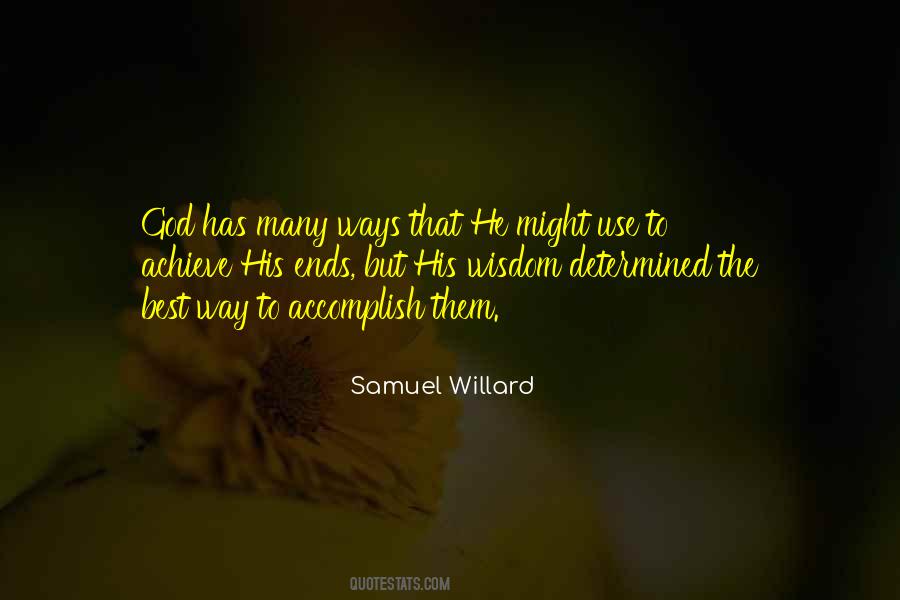 Ways That God Quotes #716762