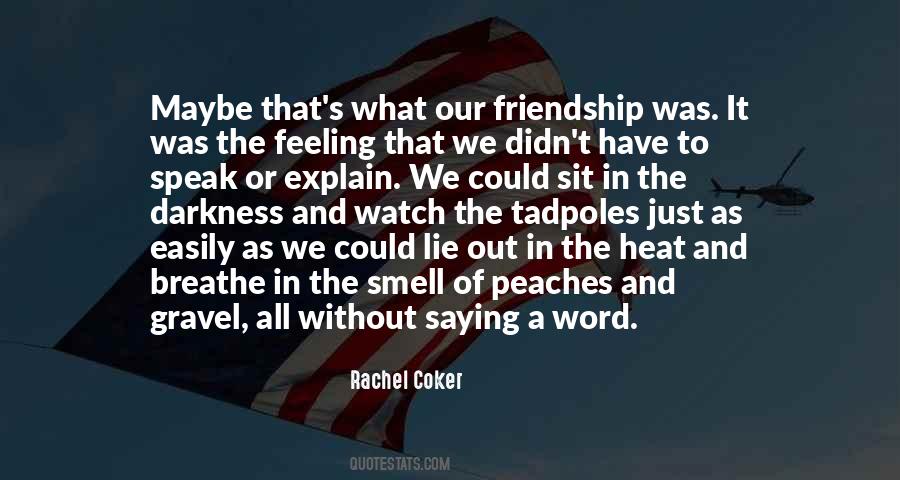 1 Word Friendship Quotes #662723