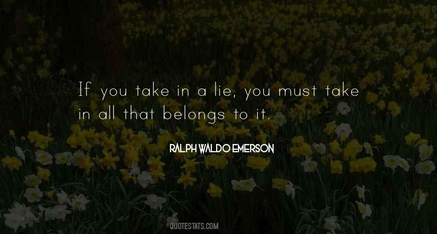 Lie You Quotes #1273934