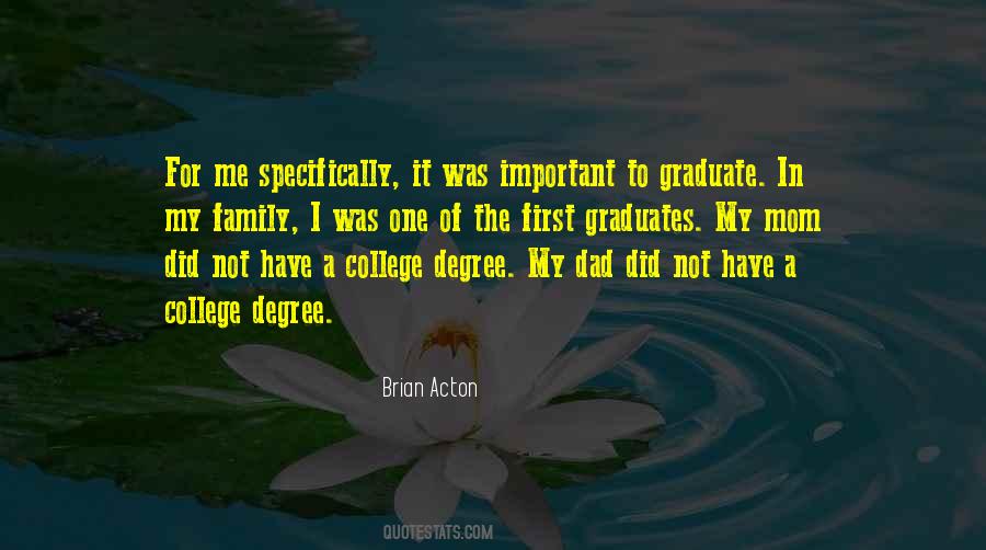 Quotes About Not Having A College Degree #168688