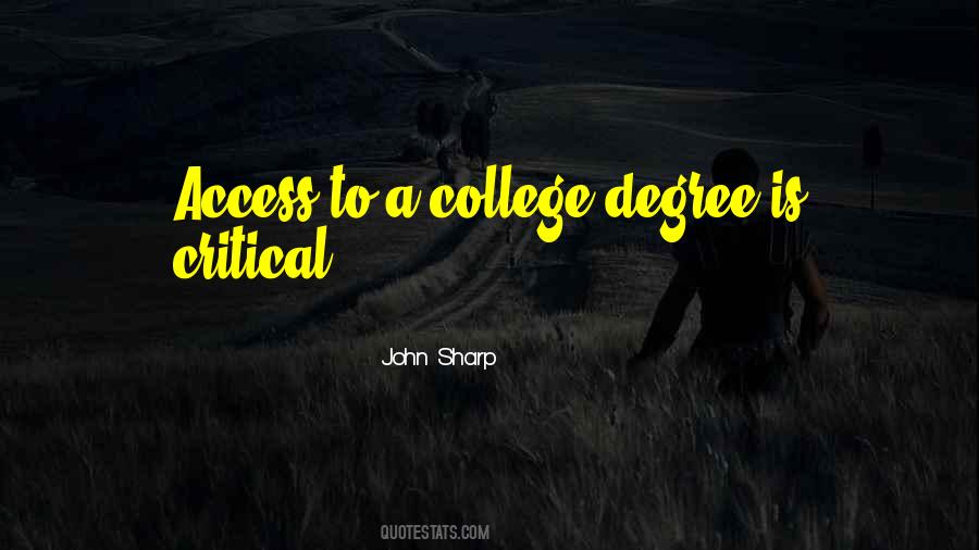 Quotes About Not Having A College Degree #85526