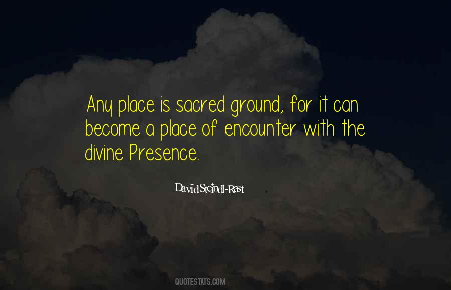Sacred Place Quotes #352155