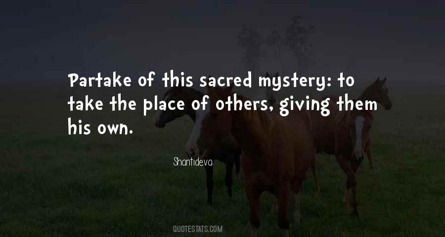 Sacred Place Quotes #354734