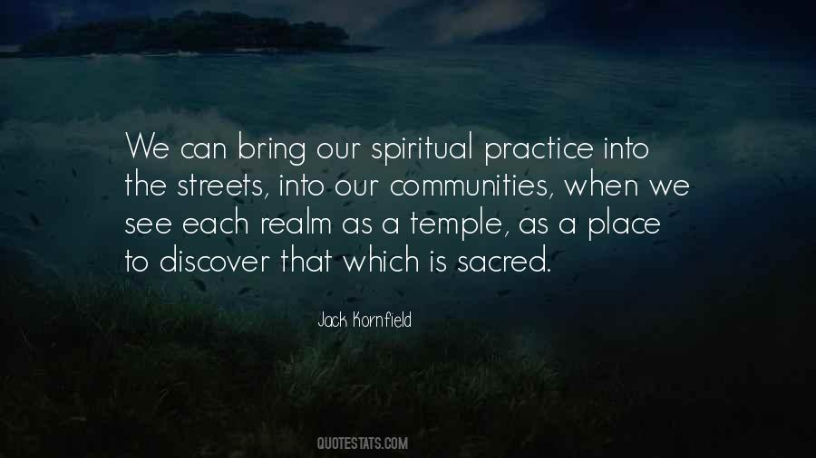 Sacred Place Quotes #404694