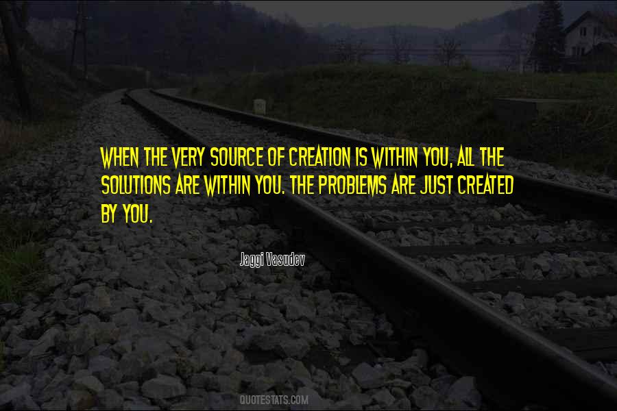 Problems Created Quotes #1266695