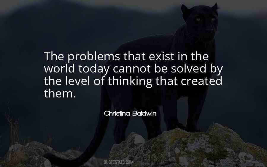 Problems Created Quotes #1589176