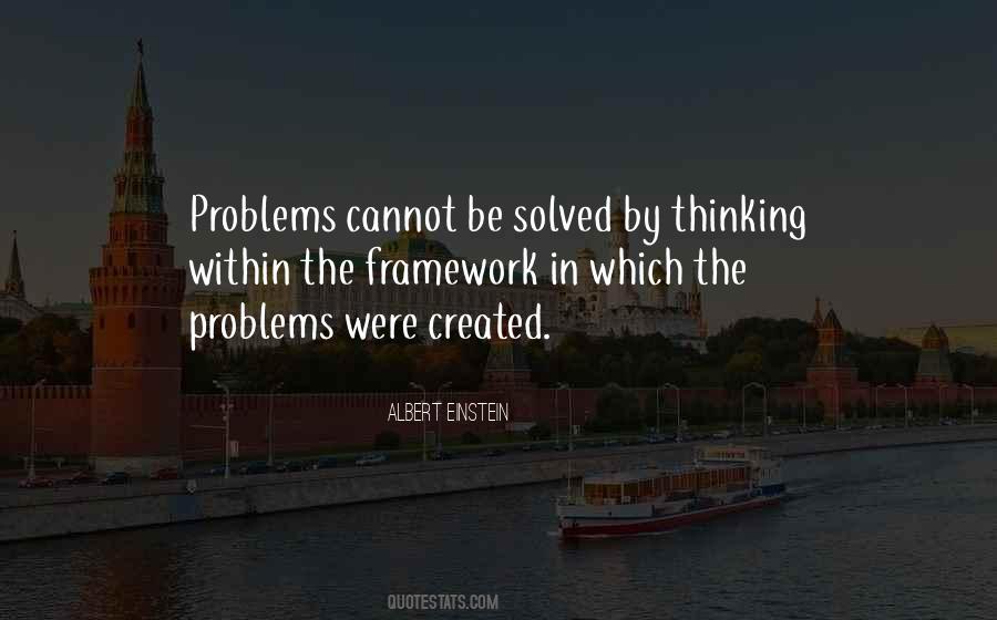 Problems Created Quotes #277168