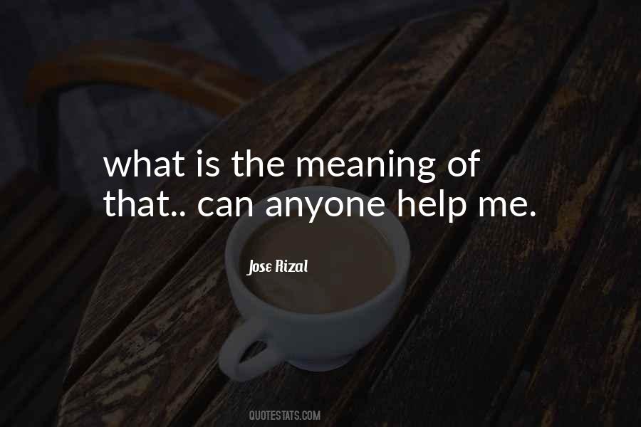 What Is The Meaning Quotes #646817